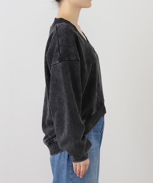 ANNA SUI NYC（アナ スイ エヌ ワイ シー）の「ANNA SUI NYC / アナスイエヌワイシー ピグメントコントラストプルオーバー（スウェット・レディース・ブラック/ブラウン・FREE）」の11枚目の写真