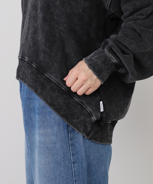 ANNA SUI NYC（アナ スイ エヌ ワイ シー）の「ANNA SUI NYC / アナスイエヌワイシー ピグメントコントラストプルオーバー（スウェット・レディース・ブラック/ブラウン・FREE）」の15枚目の写真