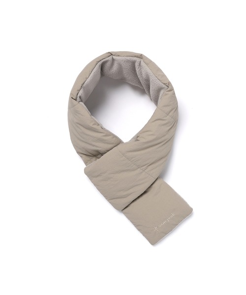 Snow Peak(スノーピーク)の「Snow Peak / Land Lightweight Padded Muffler マフラー 海外限定(マフラー・メンズ・ライトブラウン/ライトベージュ/オリーブ/ブラック・ONE SIZE)」の3枚目の写真