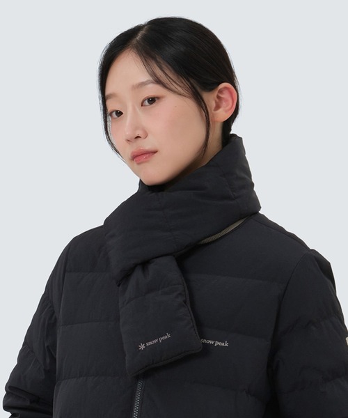 Snow Peak(スノーピーク)の「Snow Peak / Land Lightweight Padded Muffler マフラー 海外限定(マフラー・メンズ・ライトブラウン/ライトベージュ/オリーブ/ブラック・ONE SIZE)」の2枚目の写真