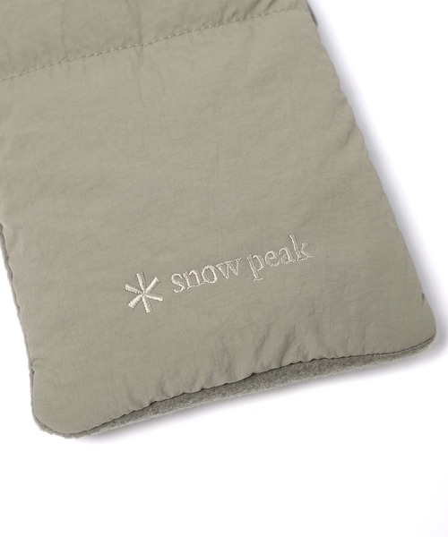 Snow Peak(スノーピーク)の「Snow Peak / Land Lightweight Padded Muffler マフラー 海外限定(マフラー・メンズ・ライトブラウン/ライトベージュ/オリーブ/ブラック・ONE SIZE)」の6枚目の写真