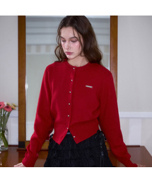 Nickel Round Cardigan [Red]