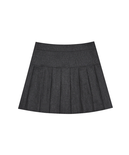 LUVISTRUE(ラヴイズトゥルー)の「WO PLEATS SKIRT(CHARCOAL)(スカート・レディース・その他・SMALL/MEDIUM)」の1枚目の写真