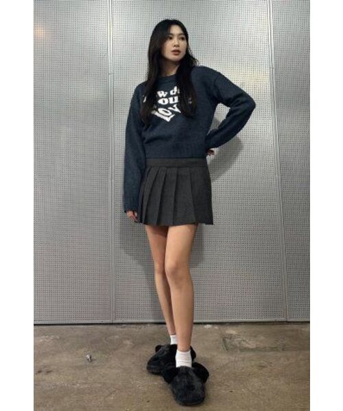 LUVISTRUE(ラヴイズトゥルー)の「WO PLEATS SKIRT(CHARCOAL)(スカート・レディース・その他・SMALL/MEDIUM)」の9枚目の写真