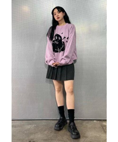 LUVISTRUE(ラヴイズトゥルー)の「WO PLEATS SKIRT(CHARCOAL)(スカート・レディース・その他・SMALL/MEDIUM)」の2枚目の写真
