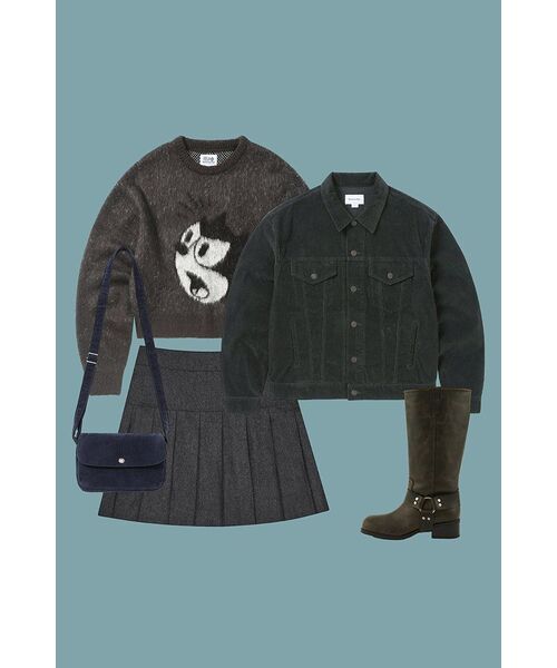 LUVISTRUE(ラヴイズトゥルー)の「WO PLEATS SKIRT(CHARCOAL)(スカート・レディース・その他・SMALL/MEDIUM)」の7枚目の写真