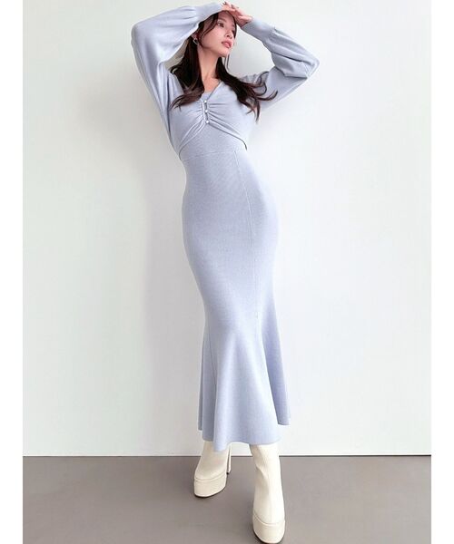 RESEXXY(リゼクシー)の「バックリボン厚底ブーツ(ブーツ・レディース・アイボリー/ブラック・SMALL/MEDIUM/LARGE)」の11枚目の写真