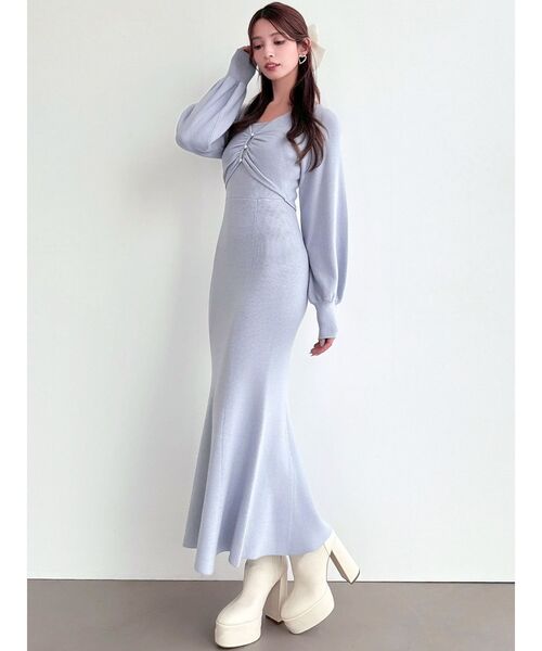 RESEXXY(リゼクシー)の「バックリボン厚底ブーツ(ブーツ・レディース・アイボリー/ブラック・SMALL/MEDIUM/LARGE)」の12枚目の写真