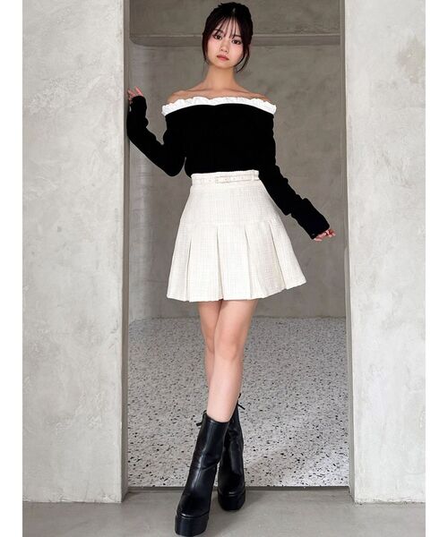 RESEXXY(リゼクシー)の「バックリボン厚底ブーツ(ブーツ・レディース・アイボリー/ブラック・SMALL/MEDIUM/LARGE)」の18枚目の写真