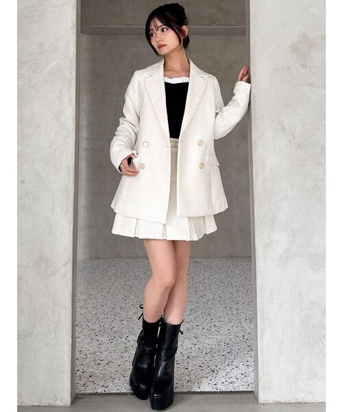 RESEXXY(リゼクシー)の「バックリボン厚底ブーツ(ブーツ・レディース・アイボリー/ブラック・SMALL/MEDIUM/LARGE)」の19枚目の写真