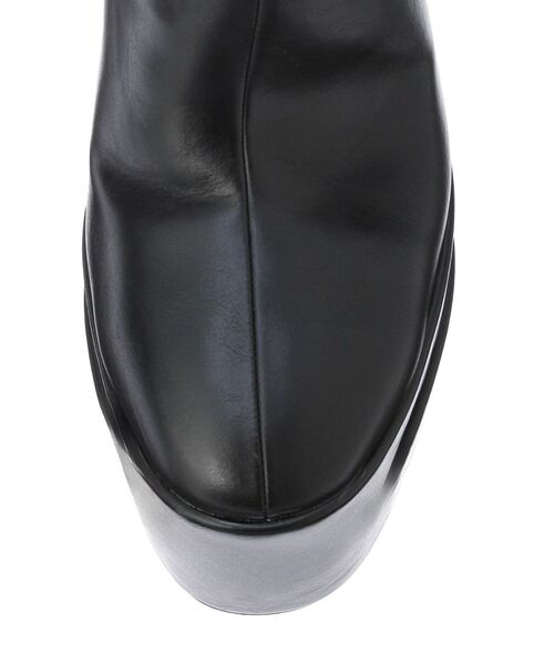 RESEXXY(リゼクシー)の「バックリボン厚底ブーツ(ブーツ・レディース・アイボリー/ブラック・SMALL/MEDIUM/LARGE)」の4枚目の写真