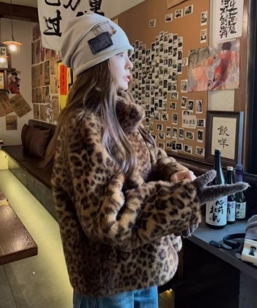 セール】レオパードエコファージャケット（その他アウター）｜Ritzy