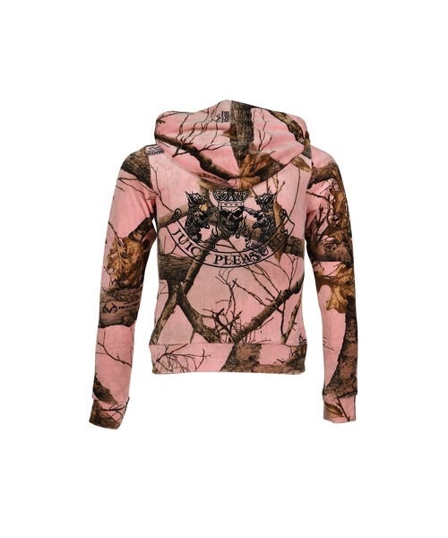 PLEASURES(プレジャー)の「REALTREE VELOUR ROBERTSON HOODIE (WOMEN'S)(パーカー・メンズ・ピンク・SMALL/MEDIUM)」の2枚目の写真