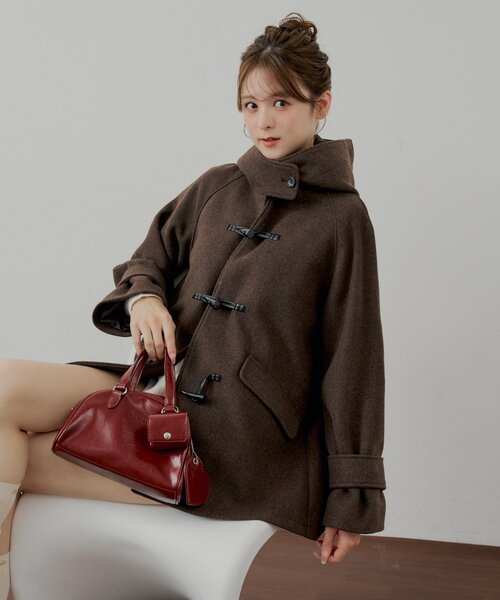 WEB限定】フードダッフルミドルコート（その他アウター）｜Chico（チコ