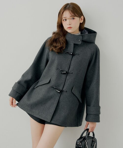 WEB限定】フードダッフルミドルコート（その他アウター）｜Chico（チコ