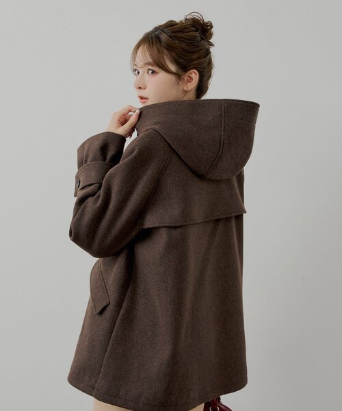 WEB限定】フードダッフルミドルコート（その他アウター）｜Chico（チコ