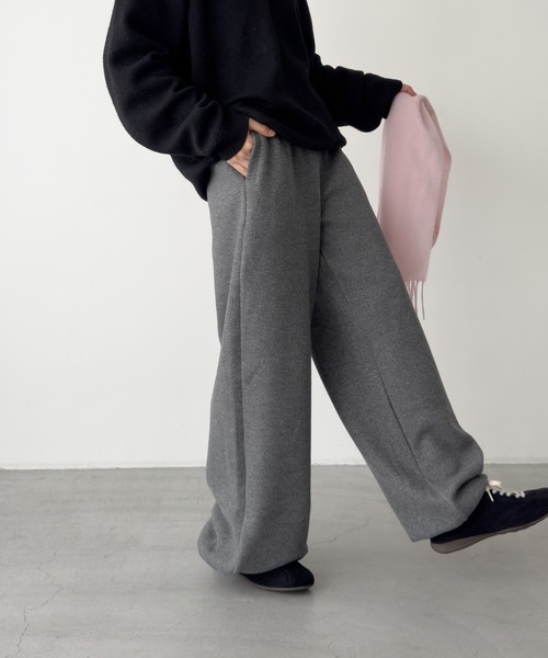 CANAL JEAN(キャナルジーン)の「El mar ウォームフリースイージーパンツ(その他パンツ・レディース・ブラウン/グレー・ONE SIZE)」の10枚目の写真