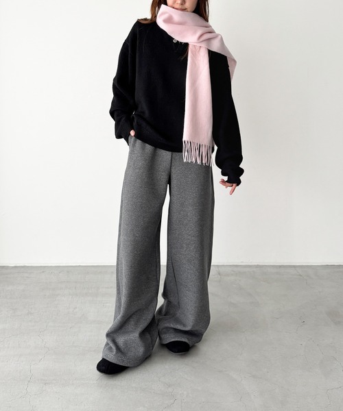 CANAL JEAN(キャナルジーン)の「El mar ウォームフリースイージーパンツ(その他パンツ・レディース・ブラウン/グレー・ONE SIZE)」の11枚目の写真