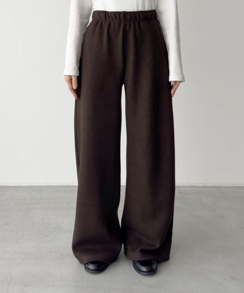CANAL JEAN(キャナルジーン)の「El mar ウォームフリースイージーパンツ(その他パンツ・レディース・ブラウン/グレー・ONE SIZE)」の12枚目の写真