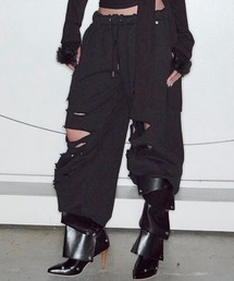 NOT KNOWING（ノットノーイング）の「【NOT KNOWING】3 Tuck Destroyed Sweat Pants / 【ノットノーイング】3タックデストロイスウェットパンツ（スウェットパンツ）」
