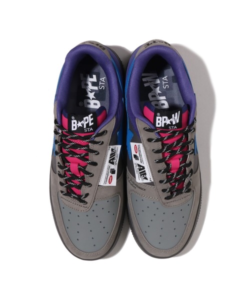 A BATHING APE（アベイシングエイプ）の「BAPE BY KAZUKI KURAISHI BAPE STA BPAW #1（スニーカー・メンズ・グレー・9.5/7/9/10/8/12/11/8.5）」の4枚目の写真