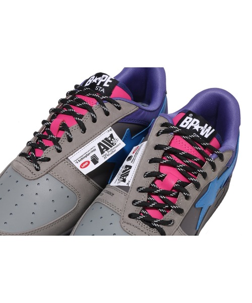 A BATHING APE（アベイシングエイプ）の「BAPE BY KAZUKI KURAISHI BAPE STA BPAW #1（スニーカー・メンズ・グレー・9.5/7/9/10/8/12/11/8.5）」の5枚目の写真