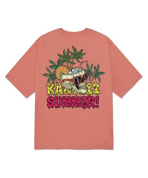 KAN6312(カン6312)の「KGTP0212 ワイキキ 20番手 半袖Tシャツ インディピンク(Tシャツ/カットソー・メンズ・その他・LARGE/MEDIUM/SMALL/X-LARGE)」の1枚目の写真