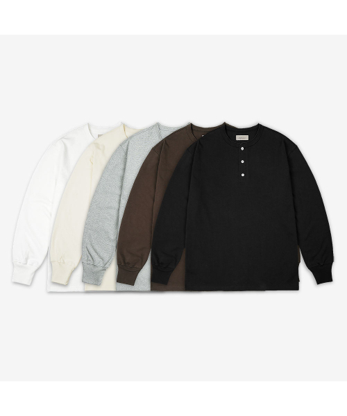 sortie(ソルティ)の「Utility Henly neck Long Sleeve (Brown)(Tシャツ/カットソー・メンズ・その他・LARGE/MEDIUM/X-LARGE)」の6枚目の写真
