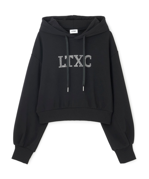 LOVETOXIC(ラブトキシック)の「【LTXC】裏シャギークロップドパーカー(パーカー・キッズ・オフホワイト/ブラック/カラフル・M:150cm/130cm/L:160cm/S:140cm)」の14枚目の写真