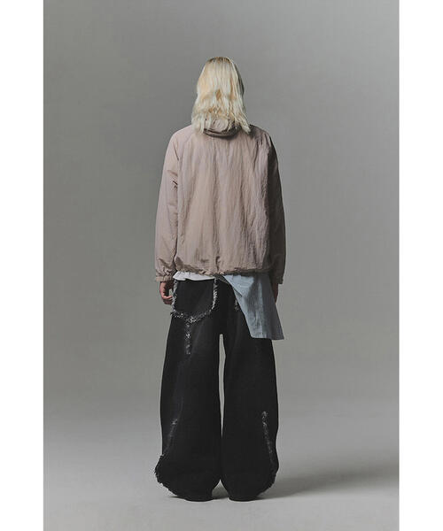 NOT4NERD（ノットフォーナード）の「NOT4NERD/ノットフォーナード/Multi Cut Off Curved Denim Pants（デニムパンツ・メンズ・その他4/ブラック・L/XL/M）」の6枚目の写真