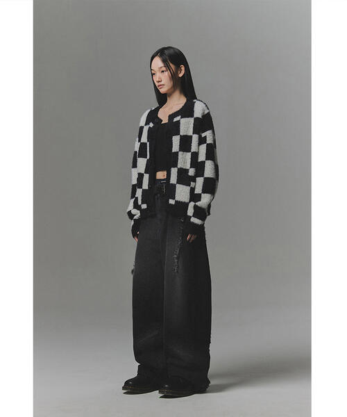 NOT4NERD（ノットフォーナード）の「NOT4NERD/ノットフォーナード/Multi Cut Off Curved Denim Pants（デニムパンツ・メンズ・その他4/ブラック・L/XL/M）」の8枚目の写真