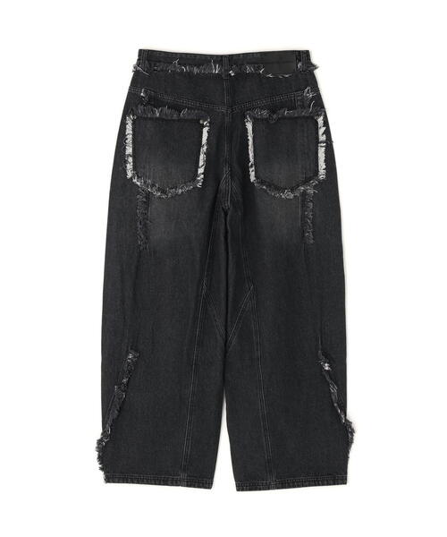 NOT4NERD（ノットフォーナード）の「NOT4NERD/ノットフォーナード/Multi Cut Off Curved Denim Pants（デニムパンツ・メンズ・その他4/ブラック・L/XL/M）」の12枚目の写真
