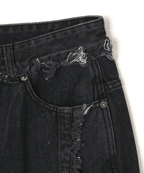 NOT4NERD（ノットフォーナード）の「NOT4NERD/ノットフォーナード/Multi Cut Off Curved Denim Pants（デニムパンツ・メンズ・その他4/ブラック・L/XL/M）」の14枚目の写真