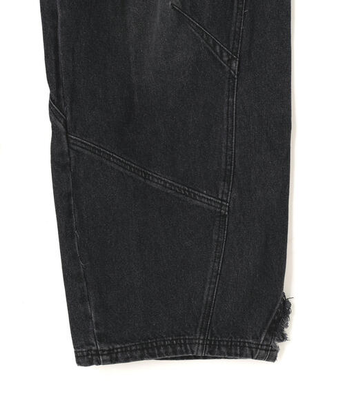 NOT4NERD（ノットフォーナード）の「NOT4NERD/ノットフォーナード/Multi Cut Off Curved Denim Pants（デニムパンツ・メンズ・その他4/ブラック・L/XL/M）」の15枚目の写真