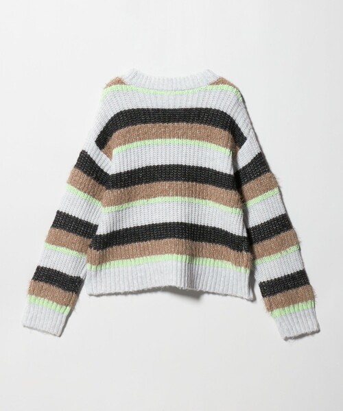 CITEN(シテン)の「<CITEN>ミックスボーダーニット(ニット/セーター・レディース・ダークグレー/ライトグレー・FREE)」の17枚目の写真