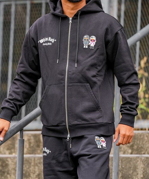 超希少・オーバードーズ　ジップアップパーカー　Lサイズ セール】PEIFANCCE オーバーサイズ ジップアップパーカー（パーカー