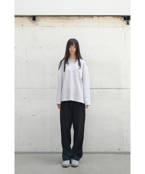 HORLISUN(ホーリーサン)の「Lawrence Heavy Waffle T-shirt Melange Gray(Tシャツ/カットソー・メンズ・その他・SMALL/MEDIUM/LARGE)」の5枚目の写真