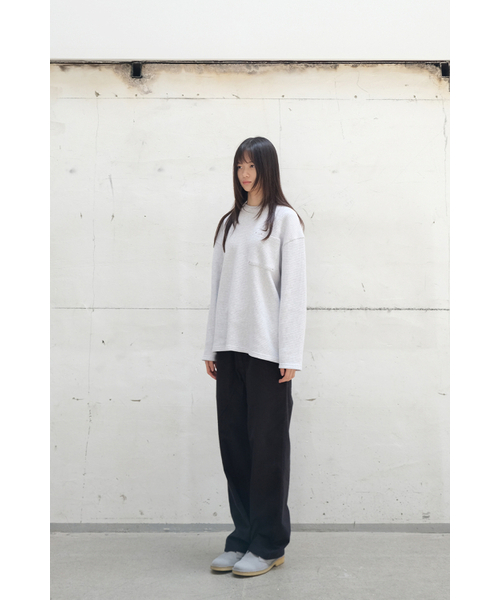 HORLISUN(ホーリーサン)の「Lawrence Heavy Waffle T-shirt Melange Gray(Tシャツ/カットソー・メンズ・その他・SMALL/MEDIUM/LARGE)」の6枚目の写真