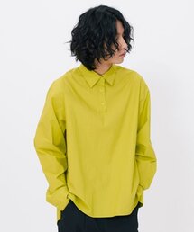 シワのないベーシックシャツ [ライム]