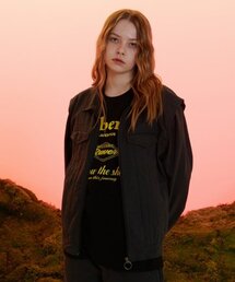 RAVEROUS（レイバーロス）の「スリーブデタッチャブルトラッカージャケットチャコール（デニムジャケット）」