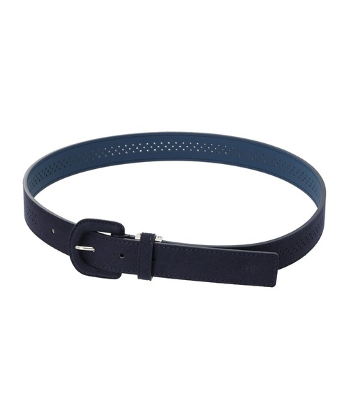 ZOY（ゾーイ）の「WOMEN'S スエードベルト（ベルト・レディース・キナリ/レッド系/ネイビー・FREE）」の2枚目の写真