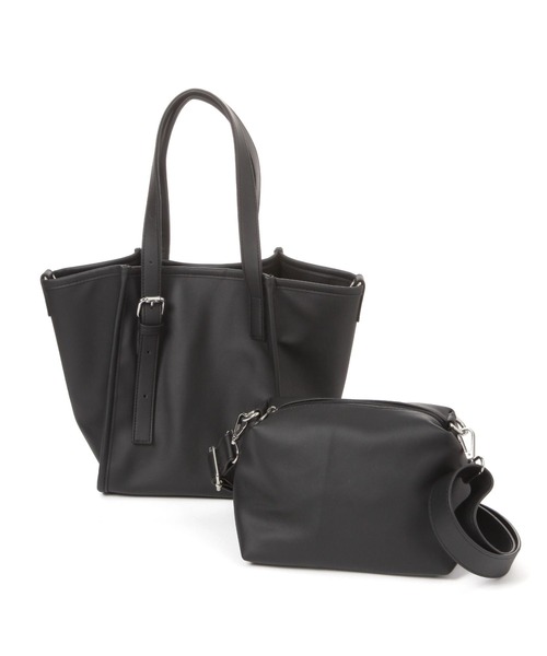 LAKOLE（ラコレ）の「マルチWAYソフトトートバッグ / 633371（トートバッグ・レディース・オフホワイト/サンドグレー/ブラック・FREE）」の10枚目の写真