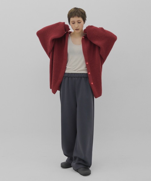 lit(リット)の「2WAY Over Knit(ニット/セーター・レディース・レッド/グリーン/チャコールグレー・FREE)」の16枚目の写真