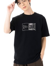 ニューエラ 半袖Tシャツ ブランドロゴ ラバープリント