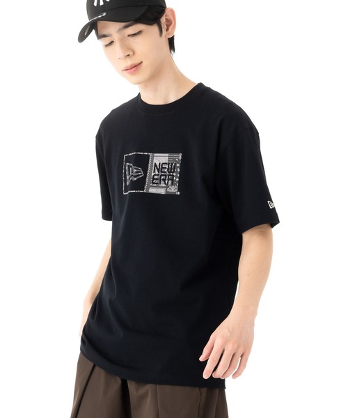 ニューエラ 半袖Tシャツ ブランドロゴ ラバープリント（Tシャツ