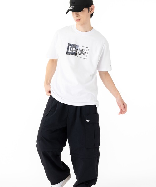 NEW ERA(ニューエラ)の「ニューエラ 半袖Tシャツ ブランドロゴ ラバープリント(Tシャツ/カットソー・メンズ・ブラック/ホワイト・XXL/XL/L/S/M)」の8枚目の写真