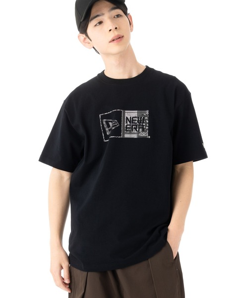 NEW ERA(ニューエラ)の「ニューエラ 半袖Tシャツ ブランドロゴ ラバープリント(Tシャツ/カットソー・メンズ・ブラック/ホワイト・XXL/XL/L/S/M)」の17枚目の写真