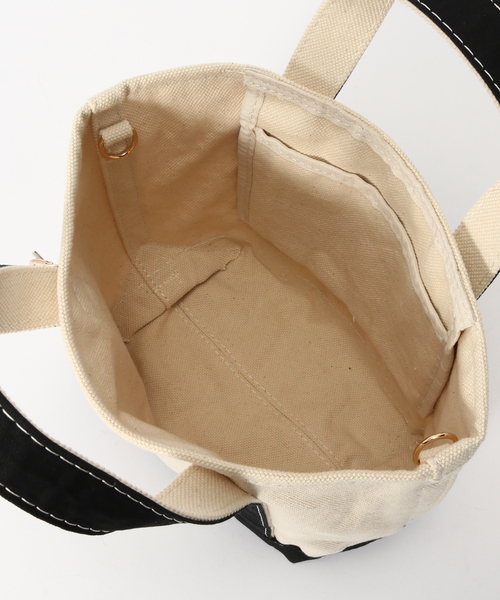 FRAMeWORK(フレームワーク)の「BALMY DAYS/バルミーデイズ CHALKBOY*FWU TOTE BAG(クラッチバッグ・レディース・ブラック・FREE)」の8枚目の写真