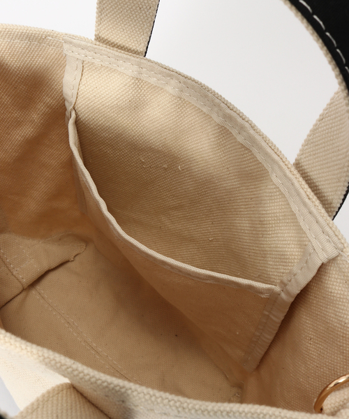 FRAMeWORK(フレームワーク)の「BALMY DAYS/バルミーデイズ CHALKBOY*FWU TOTE BAG(クラッチバッグ・レディース・ブラック・FREE)」の10枚目の写真