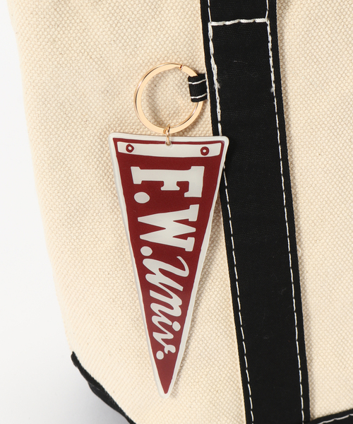 FRAMeWORK(フレームワーク)の「BALMY DAYS/バルミーデイズ CHALKBOY*FWU TOTE BAG(クラッチバッグ・レディース・ブラック・FREE)」の11枚目の写真